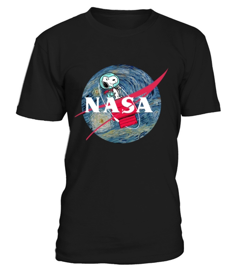 NASA Starry Snoopy Funny T-Shirt T-Shirt Unisex