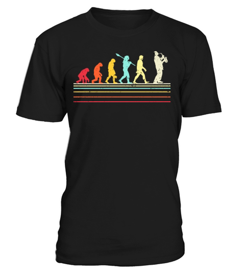 Saxophone Shirt Retro Vintage Evolution Of Man T-Shirt Unisex
