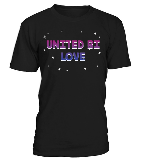 United Bi Love Bisexual LGBTQ Bi Pride LGBT Gay T-Shirt Unisex