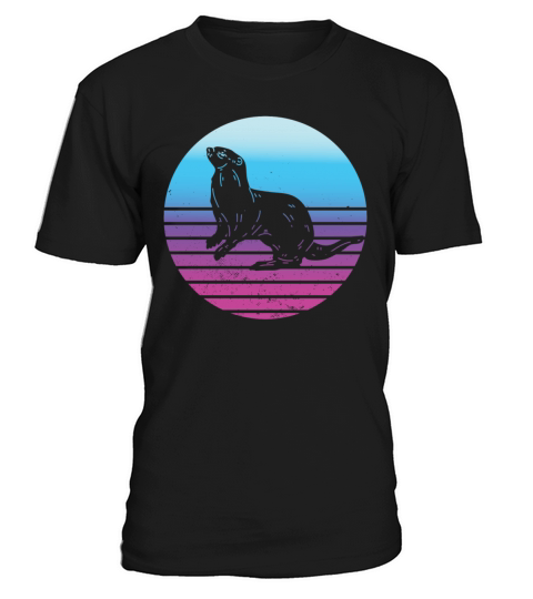 Vintage Retro Otter Lover T-Shirt Unisex