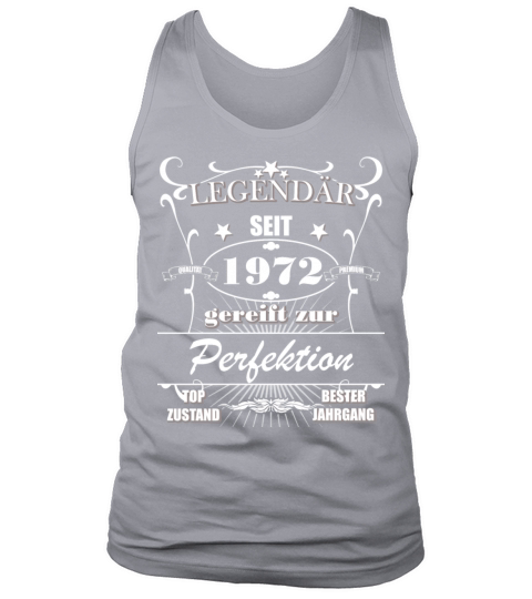 1972 Birthday Man 50 Years Decoration Funny 50s 50 Tank Top Unisex