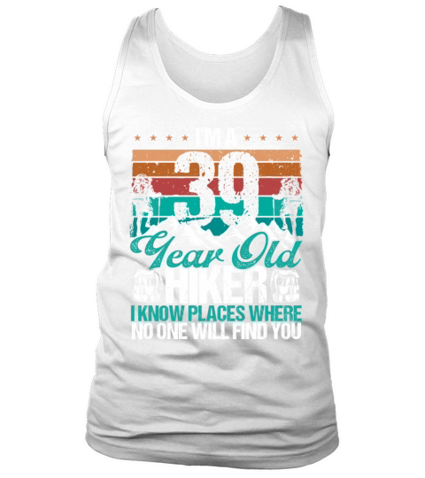 39 Birthday Hikers Vintage Mountains 39 Years Old Tank Top Unisex