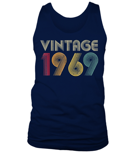 50th Birthday Vintage 1969 Tank Top Unisex