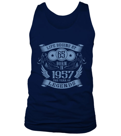 65th Birthday Gifts Vintage 1957 Vintage Tank Top Unisex