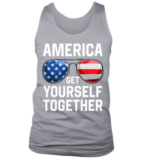 America Get Yourself Together 4th Of July Proud Am Tank Top Unisex
