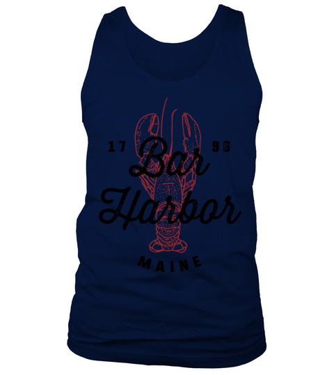 Bar Harbor Maine Souvenir Cool Vintage Lobster Tank Top Unisex