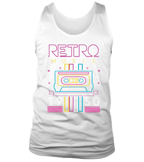 Best Of 1950 Retro Cassette Vintage Birthday Tank Top Unisex