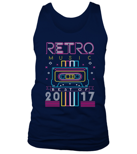 Best Of 2017 Retro Cassette Vintage Birthday Tank Top Unisex