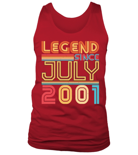 Birth Month July 2001 Tank Top Unisex