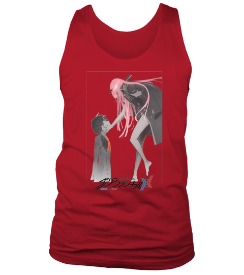 DARLING IN THE FRANXX HIRO AND ZERO TWO LOGO Tank Top Unisex