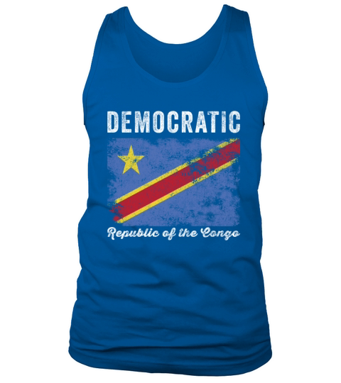 Democratic Republic of the Congo Flag Tank Top Unisex