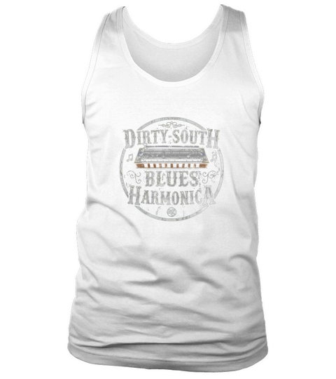 Dirty South Blues Harmonica T-shirt avec Adam Gussow Tank Top Unisex