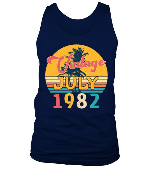 July 1982 40th Birthday Tank Top Unisex