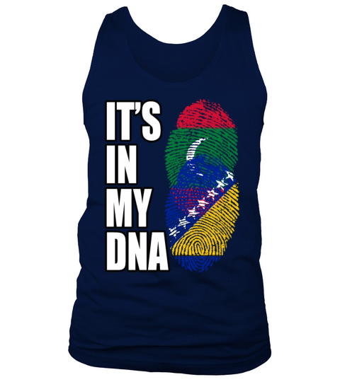 Maldivian And Bosnian Mix Heritage DNA Flag Tank Top Unisex