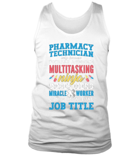 Medicine Hero Pharmacy Technician Tech Pharmacist Tank Top Unisex
