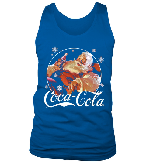 Original Coca-Cola Vintage Relaxing Santa Christmas Graphic sweater Tank Top Unisex
