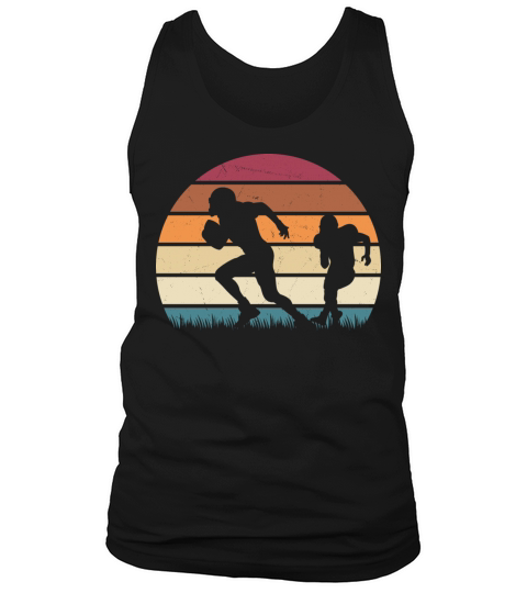 Retro American Football Player Tank Top Unisex