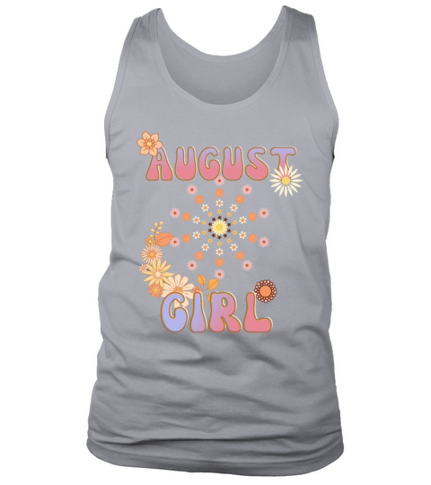 Retro August Girl Vintage Design Tank Top Unisex