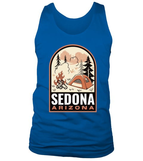 Sedona Arizona Vintage Camping Tank Top Unisex