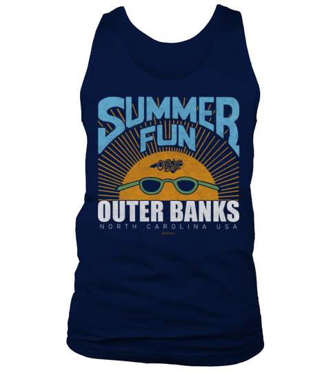 Summer Fun OBX Outer Banks North Carolina Vintage Tank Top Unisex