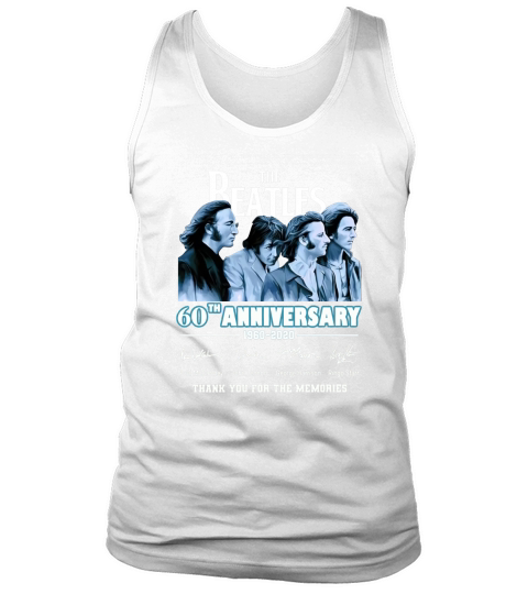 The Beatles 60th anniversary 1960-2020 signatures shirt Tank Top Unisex