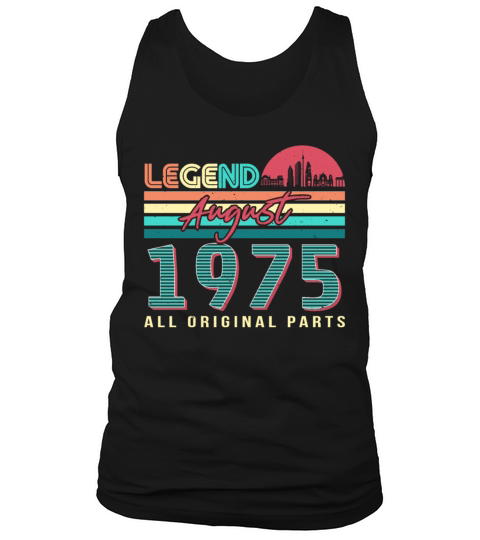 Vintage 1975 August Tank Top Unisex