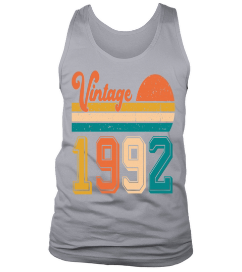 Vintage 1992 birthday gift Tank Top Unisex