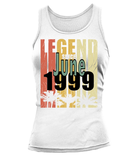 1999 vintage born in June gift Tank top Woman