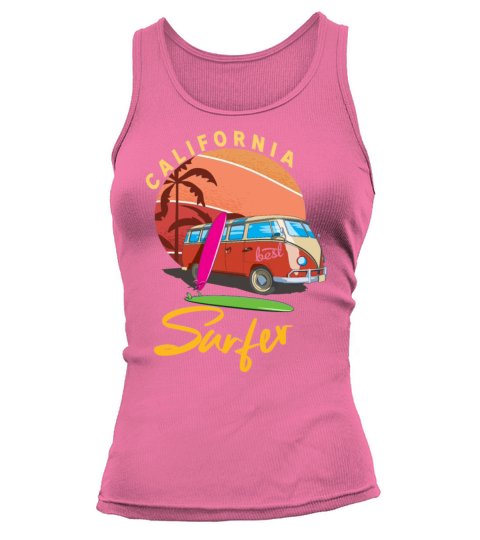 california best surfer funny gift idea Tank top Woman