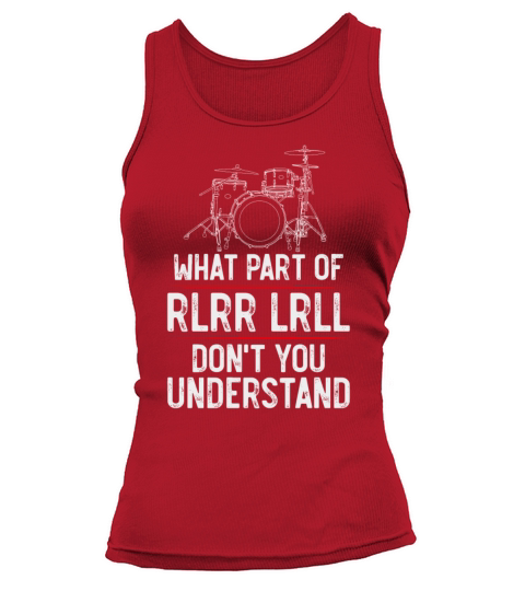Drummer Drum Set Vintage What Part Tank top Woman