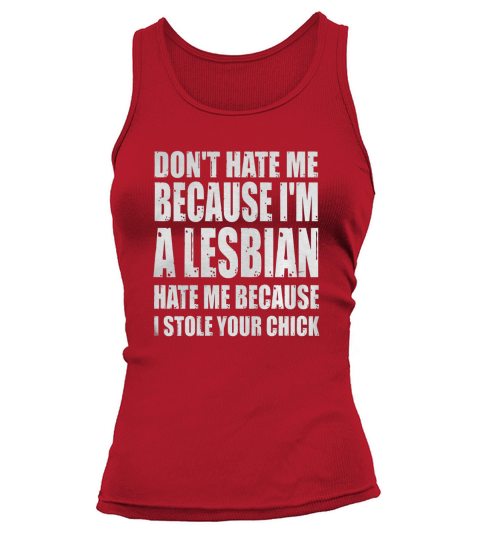 Funny T shirt Lesbian Tank top Woman