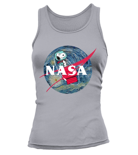 NASA Starry Snoopy Funny T-Shirt Tank top Woman