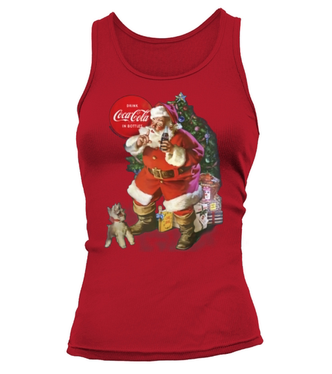 Merry Christmas Nice Coca-Cola Santa Claus Christmas Logo shirt Tank top Woman