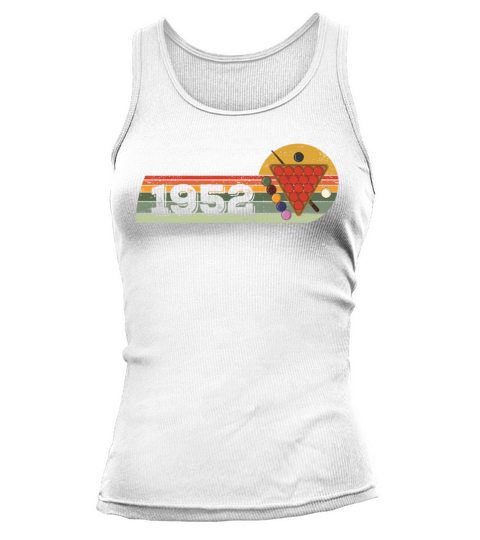 Snooker Snooker-game Vintage born 1952 Birthday Tank top Woman