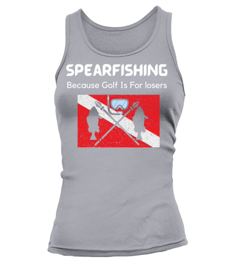 Spearfishing Because Golf Is For losers vintage Tank top Woman