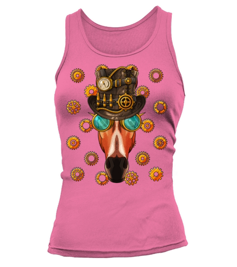 Steampunk Horse Medieval Victorian Steam Powered A Tank top Woman