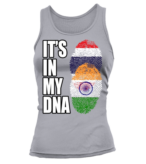 Thai And Indian Vintage Heritage DNA Flag Tank top Woman