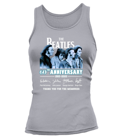 The Beatles 60th anniversary 1960-2020 signatures shirt Tank top Woman