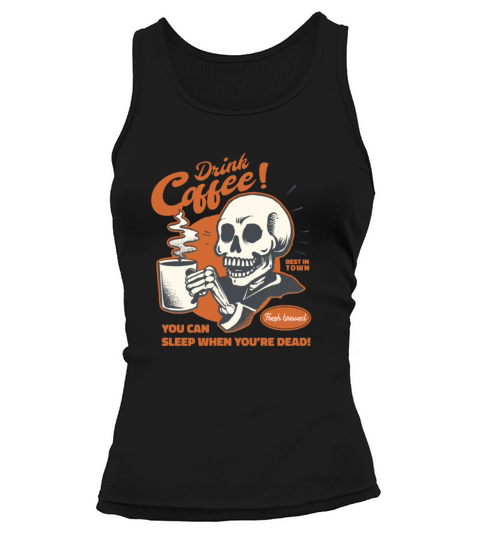Vintage coffee T-shirt Tank top Woman
