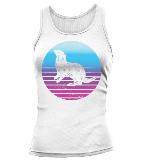 Vintage Retro Otter Lover Tank top Woman