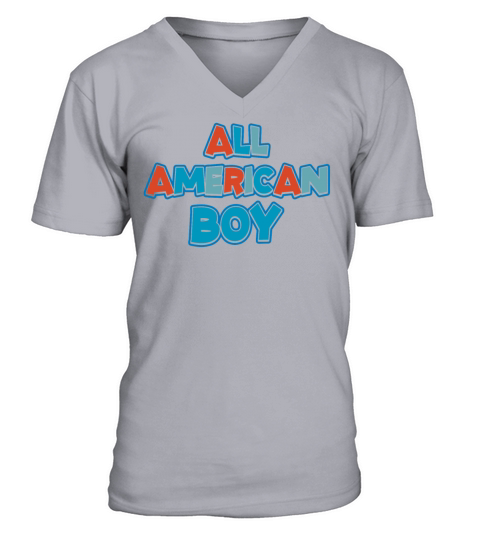 All American Boy Family V-Neck T-shirt