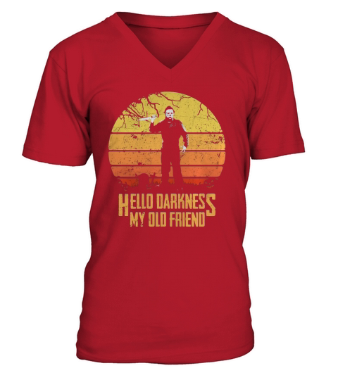 Jason Hello darkness my old friend V-Neck T-shirt