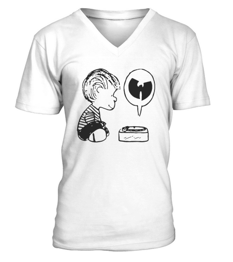 PEANUTS WU TANG CLAN V-Neck T-shirt