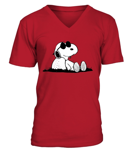 Snoopy Shirt V-Neck T-shirt