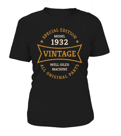 Born 1932 Vintage 90 Year Old 90th Birthday Gifts Women's T-Shirt
