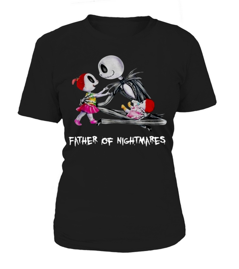 Jack Skellington two girl father of nightmares shirt Women's T-Shirt