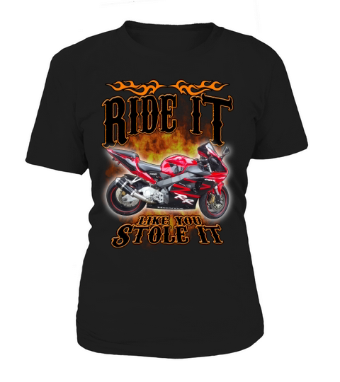 Mike Mastrippolito Biker Ride it like stole it Women's T-Shirt