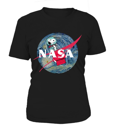 NASA Starry Snoopy Funny T-Shirt Women's T-Shirt