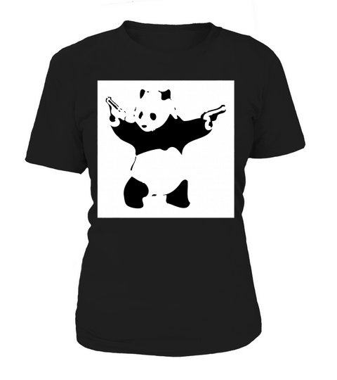 Panda Print Banksy Women's T-Shirt