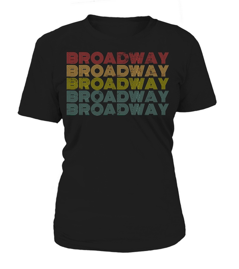 Retro Vintage Distressed Broadway Musical Theater Women's T-Shirt
